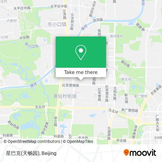 星巴克(天畅园) map