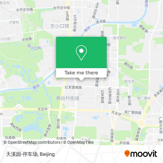 天溪园-停车场 map