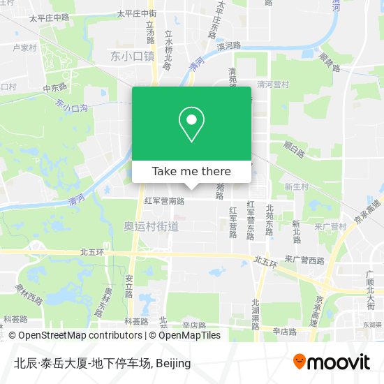 北辰·泰岳大厦-地下停车场 map