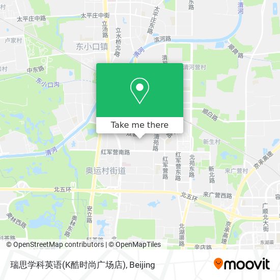 瑞思学科英语(K酷时尚广场店) map