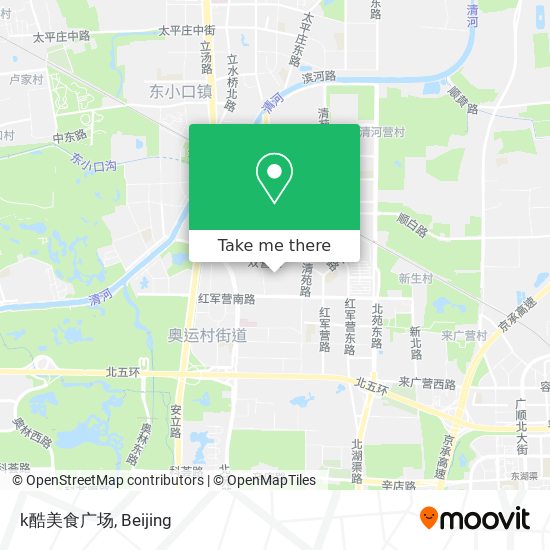 k酷美食广场 map