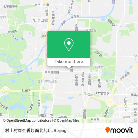 村上村豫金香烩面北苑店 map
