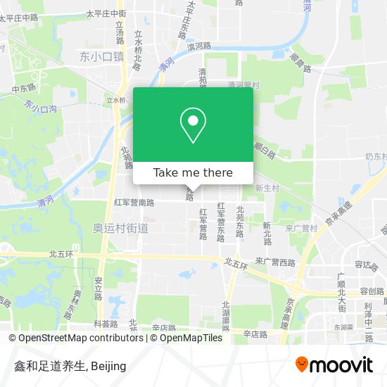 鑫和足道养生 map