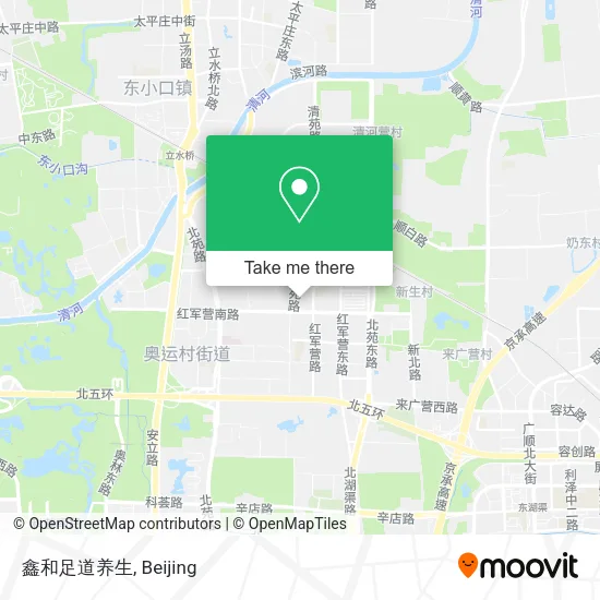 鑫和足道养生 map