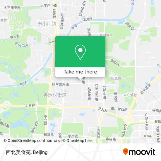 西北美食苑 map