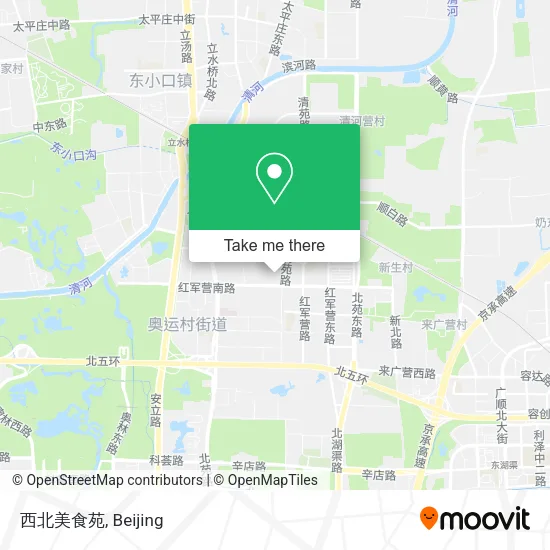西北美食苑 map