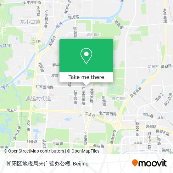 朝阳区地税局来广营办公楼 map