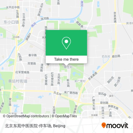 北京东苑中医医院-停车场 map