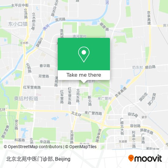 北京北苑中医门诊部 map