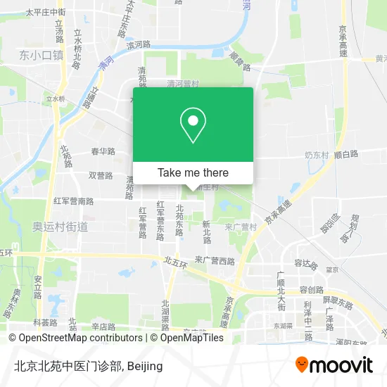 北京北苑中医门诊部 map