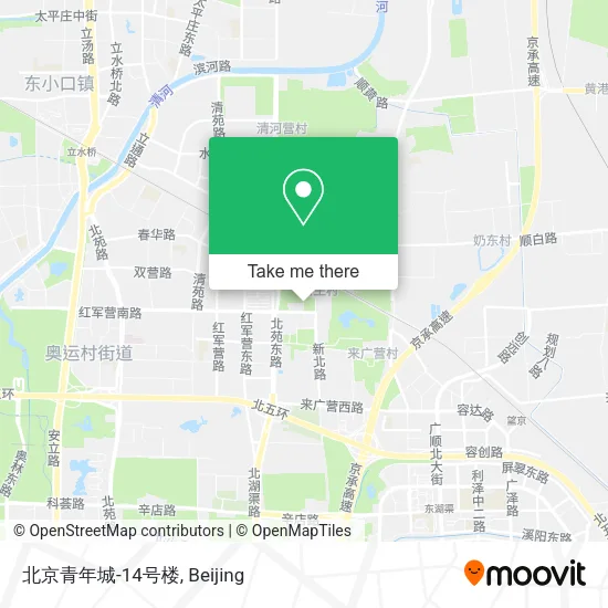 北京青年城-14号楼 map