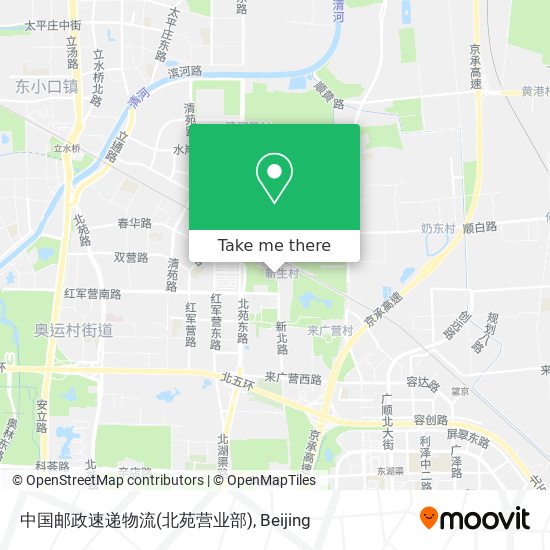 中国邮政速递物流(北苑营业部) map