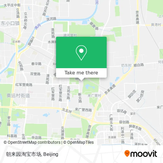 朝来园淘宝市场 map