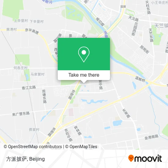 方派披萨 map