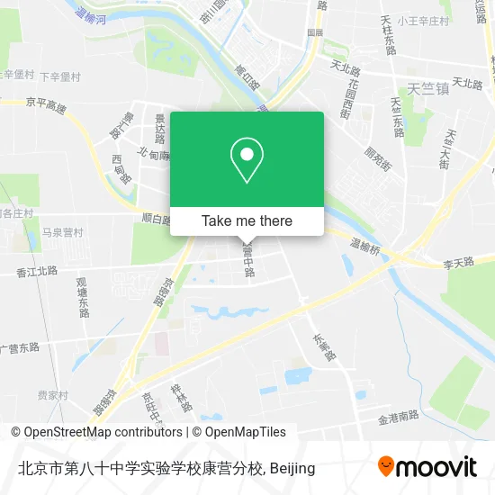 北京市第八十中学实验学校康营分校 map