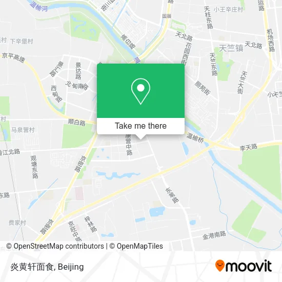 炎黄轩面食 map