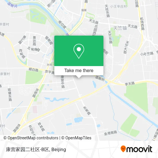 康营家园二社区-B区 map