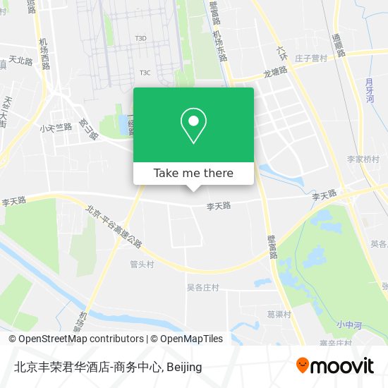 北京丰荣君华酒店-商务中心 map