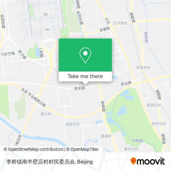 李桥镇南半壁店村村民委员会 map