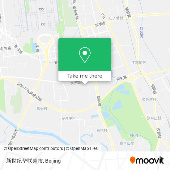新世纪华联超市 map