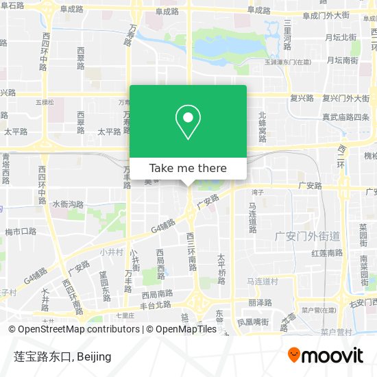 莲宝路东口 map