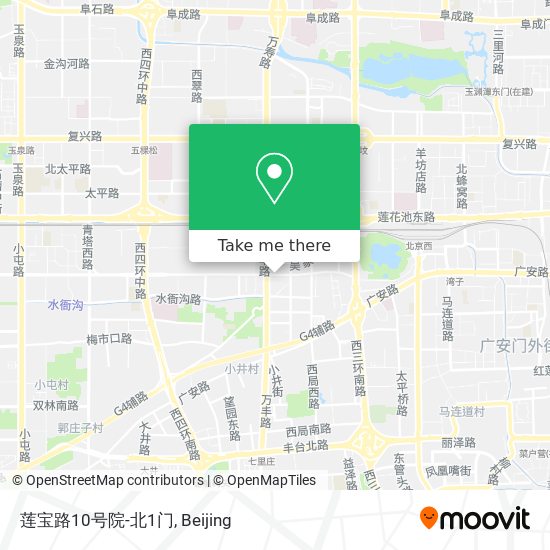 莲宝路10号院-北1门 map
