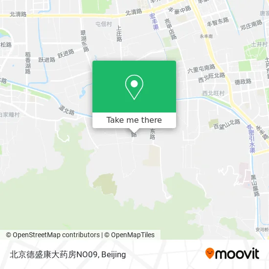 北京德盛康大药房NO09 map