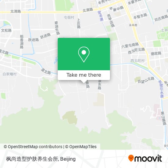 枫尚造型护肤养生会所 map