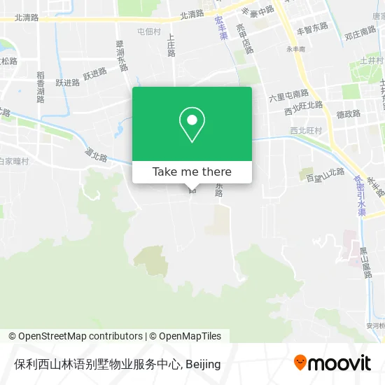 保利西山林语别墅物业服务中心 map