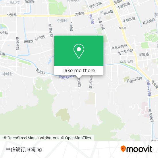 中信银行 map