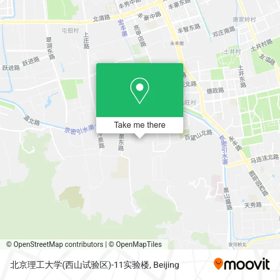 北京理工大学(西山试验区)-11实验楼 map