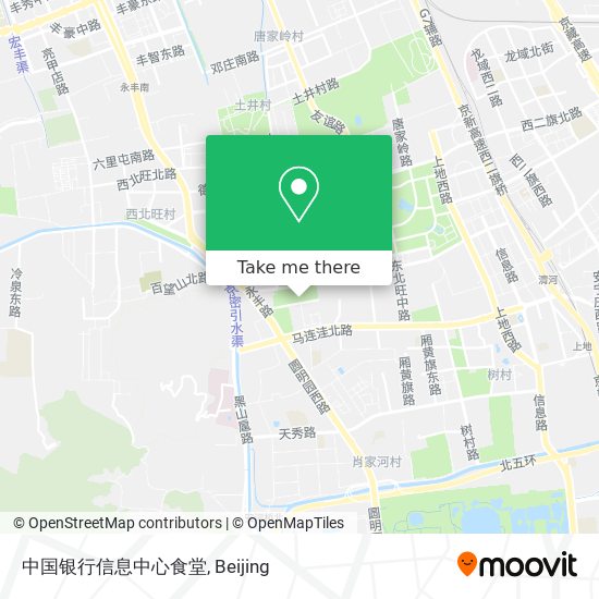 中国银行信息中心食堂 map