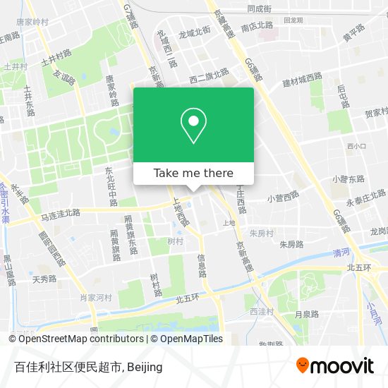 百佳利社区便民超市 map