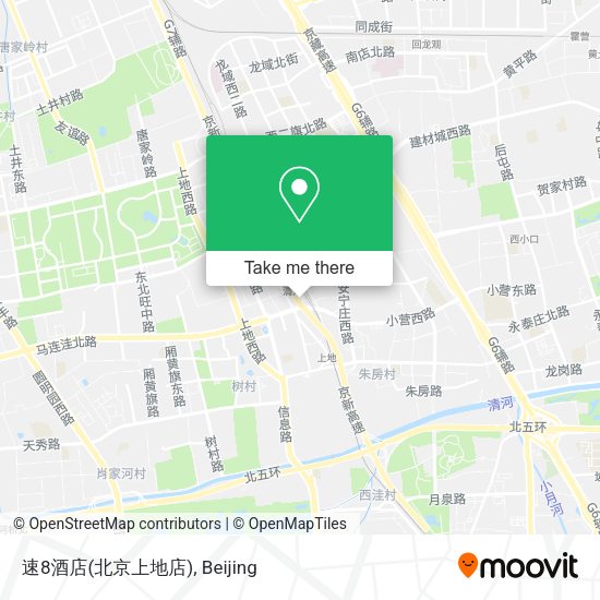 速8酒店(北京上地店) map