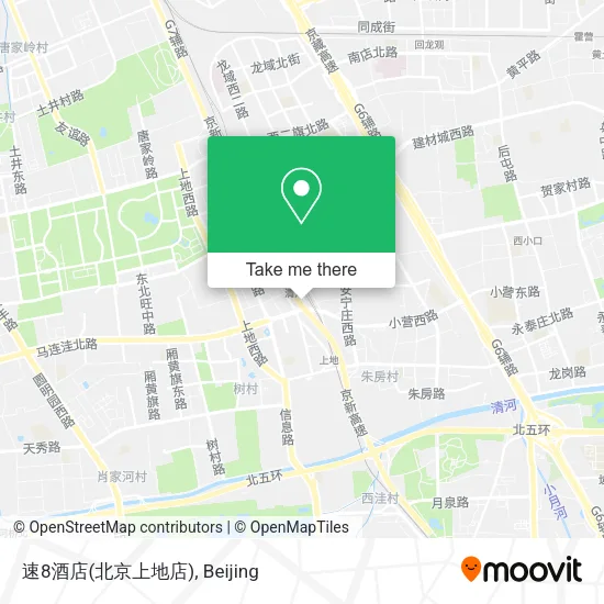速8酒店(北京上地店) map