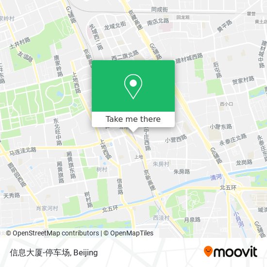 信息大厦-停车场 map