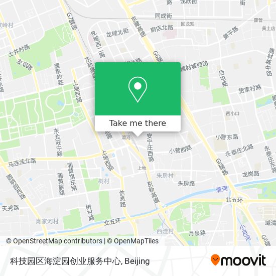 科技园区海淀园创业服务中心 map