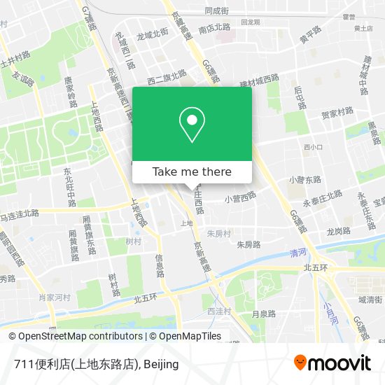 711便利店(上地东路店) map