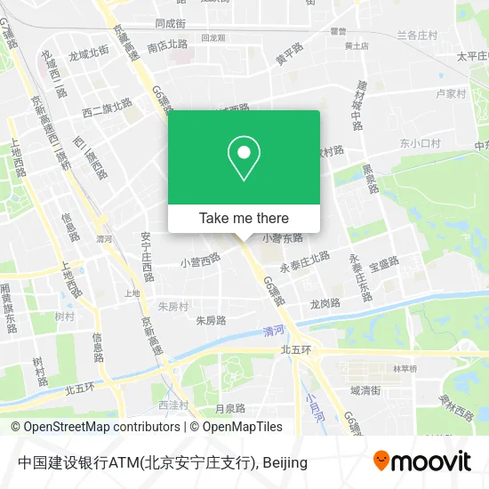 中国建设银行ATM(北京安宁庄支行) map
