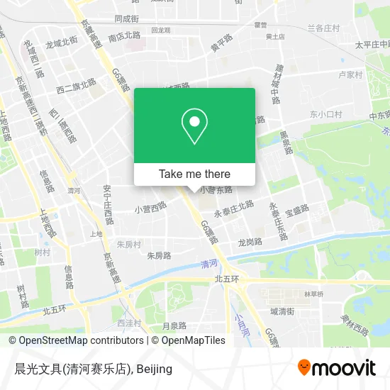 晨光文具(清河赛乐店) map