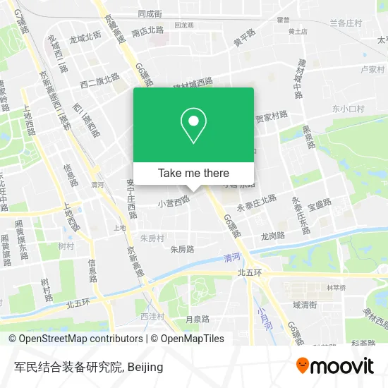 军民结合装备研究院 map