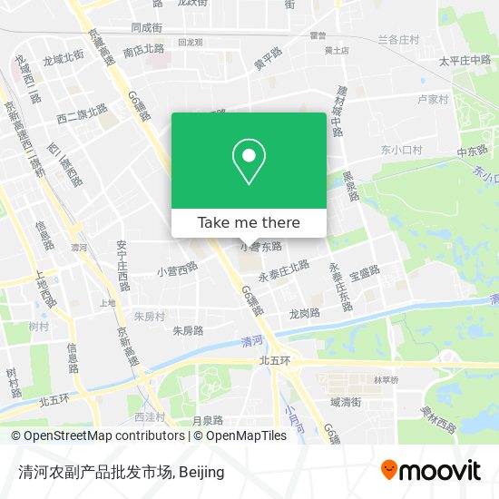 清河农副产品批发市场 map
