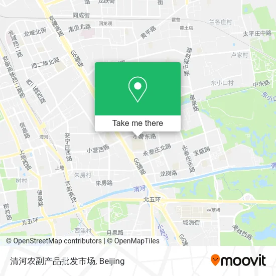 清河农副产品批发市场 map