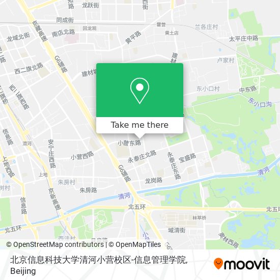 北京信息科技大学清河小营校区-信息管理学院 map