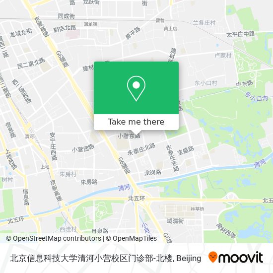 北京信息科技大学清河小营校区门诊部-北楼 map