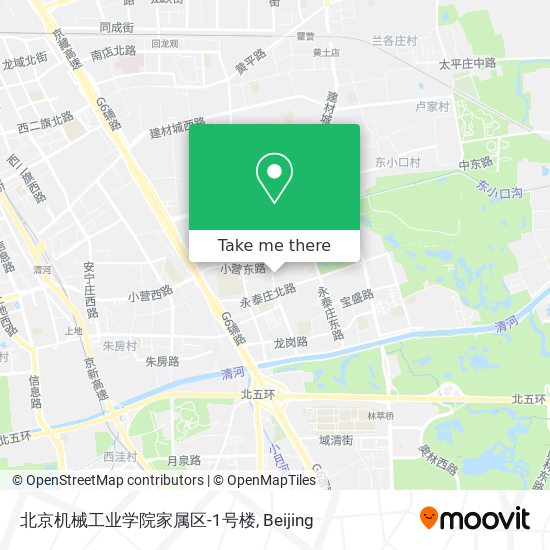 北京机械工业学院家属区-1号楼 map