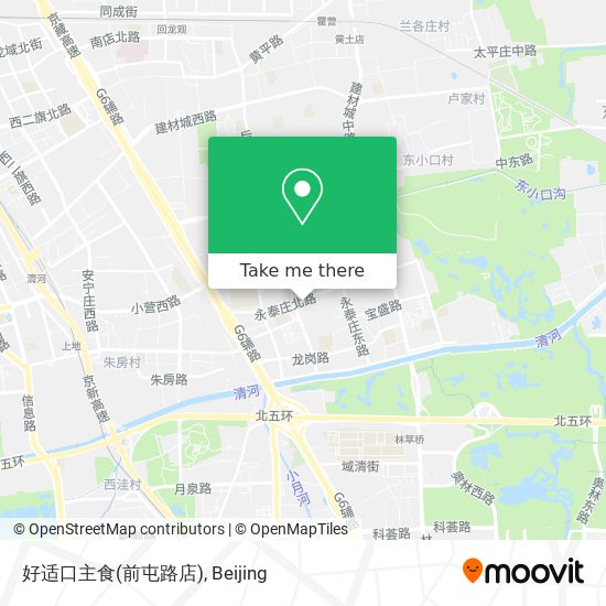好适口主食(前屯路店) map