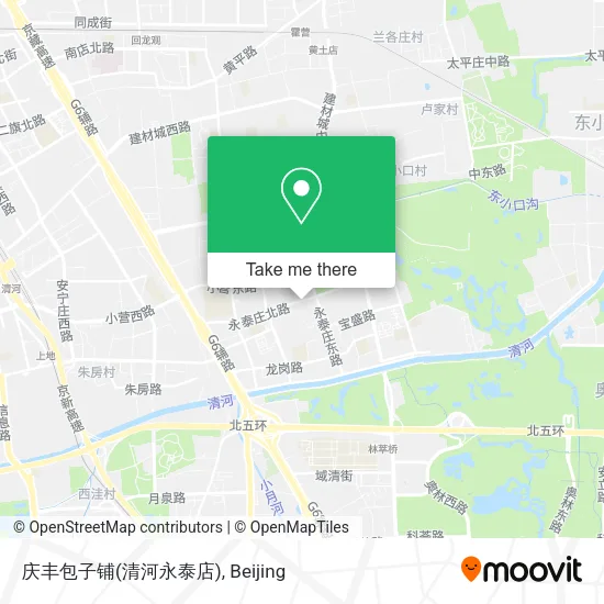 庆丰包子铺(清河永泰店) map