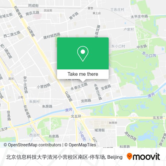 北京信息科技大学清河小营校区南区-停车场 map