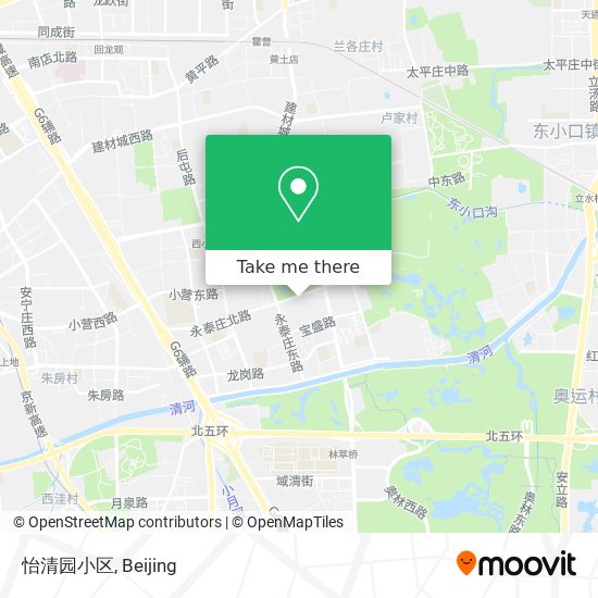 怡清园小区 map